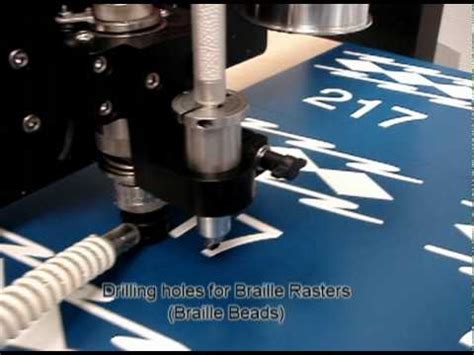 cnc ada engraving machine|braille engraving machine.